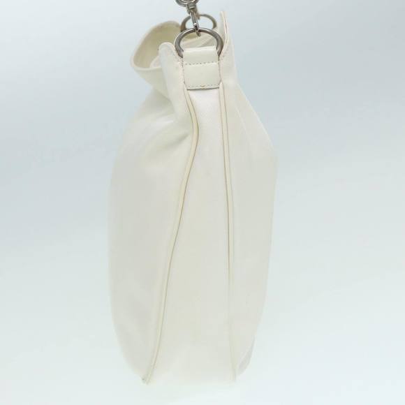 GUCCI Bamboo Hand Bag Canvas White 001 1705 1577 Auth 83496 - Picture 3 of 16